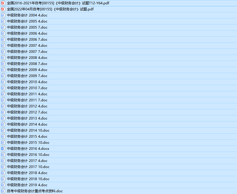 自考00155中级财务会计历年真题及答案（持续更新中）