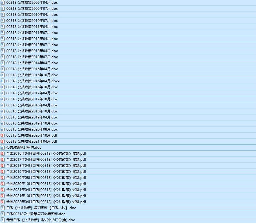 自考00318公共政策历年真题及答案（持续更新中）